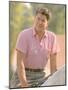 Casual Portrait of California Governor Candidate Ronald Reagan Outside at Home on Ranch-Bill Ray-Mounted Photographic Print