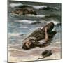 Casualty on the Beach at Dieppe, 1945-Alfred Hierl-Mounted Giclee Print