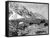Casucha Del Portillo, on the Cumbre, Chile, 1895-null-Framed Stretched Canvas