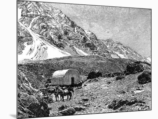 Casucha Del Portillo, on the Cumbre, Chile, 1895-null-Mounted Giclee Print