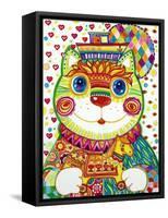 Cat 7-Oxana Zaiko-Framed Stretched Canvas