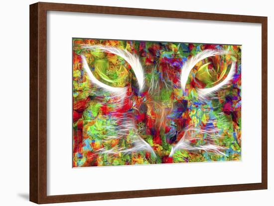 Cat Abstract-Ata Alishahi-Framed Giclee Print