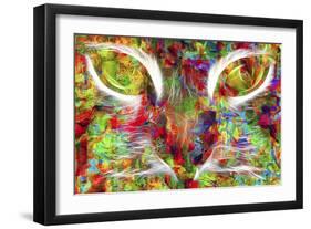 Cat Abstract-Ata Alishahi-Framed Giclee Print