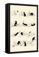 Cat and Baby-Théophile Alexandre Steinlen-Framed Stretched Canvas
