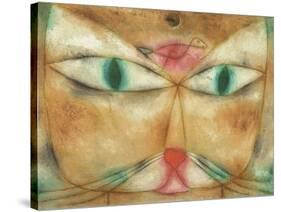 Cat and Bird-Paul Klee-Stretched Canvas