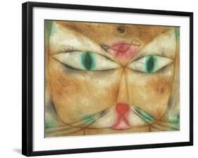 Cat and Bird-Paul Klee-Framed Giclee Print