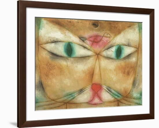 Cat and Bird-Paul Klee-Framed Giclee Print