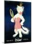 Cat and Cosmetic Mirror-Unknown Unknown-Mounted Giclee Print