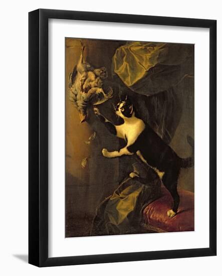 Cat and Dead Game-Alexandre-Francois Desportes-Framed Giclee Print