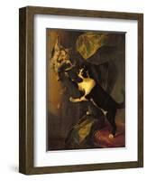 Cat and Dead Game-Alexandre-Francois Desportes-Framed Giclee Print