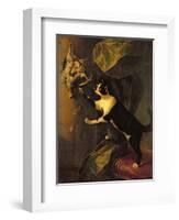 Cat and Dead Game-Alexandre-Francois Desportes-Framed Giclee Print