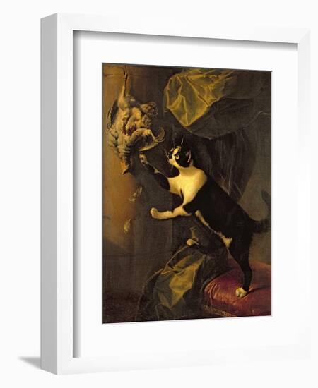 Cat and Dead Game-Alexandre-Francois Desportes-Framed Giclee Print