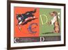 Cat and Dog-null-Framed Premium Giclee Print