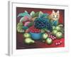 Cat and Fruit-Jerzy Marek-Framed Premium Giclee Print