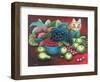 Cat and Fruit-Jerzy Marek-Framed Premium Giclee Print