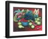 Cat and Fruit-Jerzy Marek-Framed Premium Giclee Print
