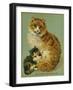 Cat and Her Kitten-null-Framed Art Print
