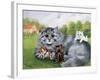 Cat and Her Kittens-Louis Wain-Framed Giclee Print