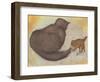 Cat and Kitten-Edward Burne-Jones-Framed Giclee Print