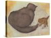 Cat and Kitten-Edward Burne-Jones-Stretched Canvas