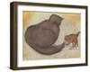 Cat and Kitten-Edward Burne-Jones-Framed Giclee Print