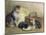 Cat and Kittens, 1889-Walter Frederick Osborne-Mounted Giclee Print