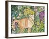 Cat and Long Grass, 1996-Hilary Jones-Framed Giclee Print