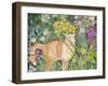 Cat and Long Grass, 1996-Hilary Jones-Framed Giclee Print