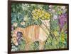 Cat and Long Grass, 1996-Hilary Jones-Framed Giclee Print