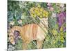 Cat and Long Grass, 1996-Hilary Jones-Mounted Giclee Print