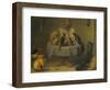 Cat and Monkey Concert-David Teniers the Younger-Framed Giclee Print