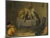 Cat and Monkey Concert-David Teniers the Younger-Mounted Giclee Print
