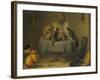 Cat and Monkey Concert-David Teniers the Younger-Framed Giclee Print