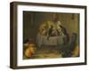 Cat and Monkey Concert-David Teniers the Younger-Framed Giclee Print