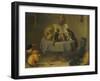 Cat and Monkey Concert-David Teniers the Younger-Framed Giclee Print