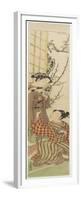 Cat and Mouse, C. 1780-Isoda Koryusai-Framed Premium Giclee Print