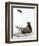 Cat and Mouse-null-Framed Art Print