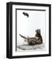 Cat and Mouse-null-Framed Art Print