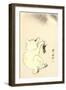 Cat and Mouse-Kyosai Kawanabe-Framed Giclee Print