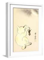 Cat and Mouse-Kyosai Kawanabe-Framed Giclee Print