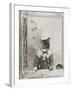 Cat and Mouse-J Hovenstine Studios-Framed Giclee Print