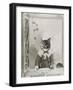Cat and Mouse-J Hovenstine Studios-Framed Giclee Print