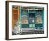 Cat and Pigeons-null-Framed Art Print