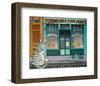 Cat and Pigeons-null-Framed Art Print