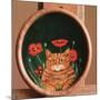 Cat and Poppies-Maggie Rowe-Mounted Giclee Print