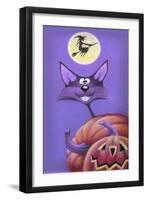 Cat and Pumpkins-Margaret Wilson-Framed Giclee Print