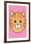 Cat - Animaru Cartoon Animal Print-Animaru-Framed Giclee Print