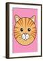 Cat - Animaru Cartoon Animal Print-Animaru-Framed Giclee Print