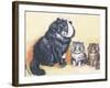 Cat-Astrophe!-Louis Wain-Framed Giclee Print