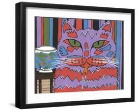 Cat Attack-Sartoris ART-Framed Giclee Print